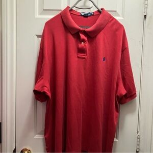 Polo Ralph Lauren Shirt Mens 3X Shirt Red Short Sleeve Pony